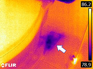 Base of a toilet (thermal)